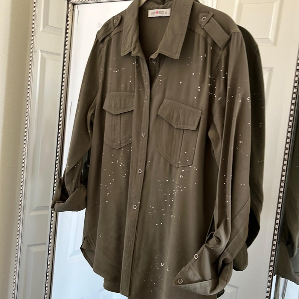 Buddy Love Utility Shirt Khaki Green